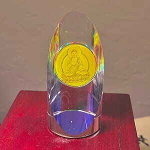 Shakyamuni Buddha Crystal Figurine
